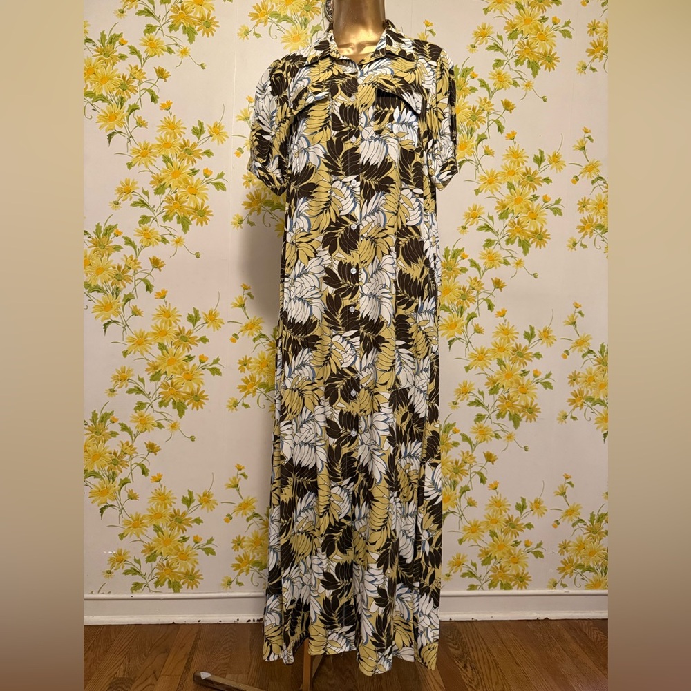 Maxi shirt dress size M